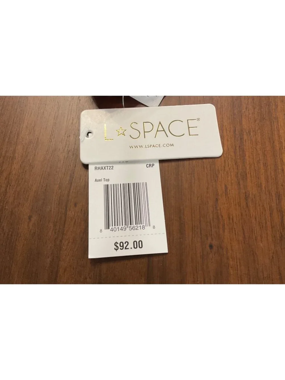 L*Space Axel Bikini Top in Crystal Pink XSmall New Womens Swimsuit